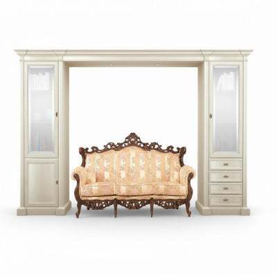 Mueble de sala de estar de madera armario vitrina muebles de televisión paredes de armario diseño moderno de sala de estar