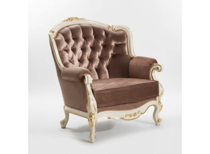 Sillón de 1 asiento de tela, lujoso, de salón, de club, acolchado, nuevo, diseño de sofá.