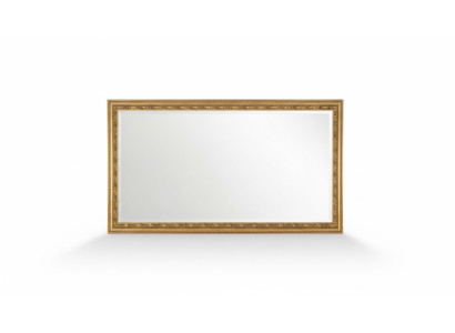 Espejo de diseño clásico italiano, muebles espejo de pared de madera dorada, muebles nuevos.