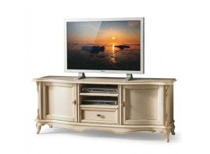 Mueble de TV bajo, muebles armarios, armario de salón, cómoda de 180 cm.