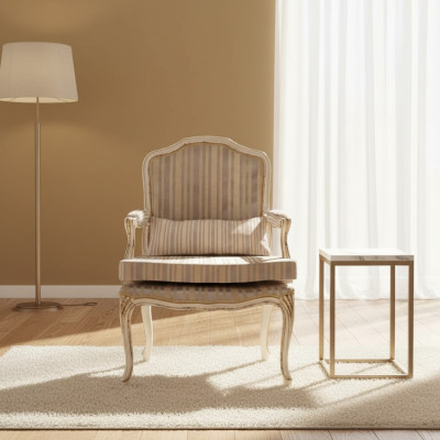 Sillón de 1 plaza Sofás Asiento Tela Salón Textil Lujo Muebles Estilos Thorn Elisa