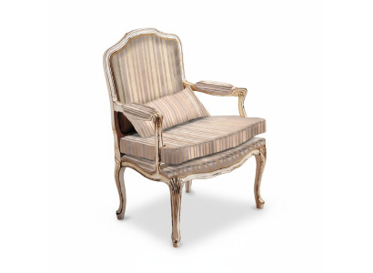Sillón de 1 plaza Sofás Asiento Tela Salón Textil Lujo Muebles Estilos Thorn Elisa