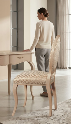 Sillas clásicas Silla Diseñador Silla de madera Silla de comedor Lujo Madera Nuevo Muebles