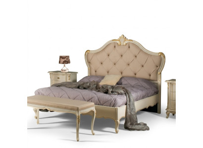 Cama Muebles Cama doble Madera natural Muebles de dormitorio Diseño Camas Muebles Italia