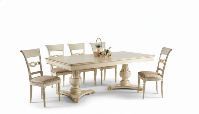 Conjunto completo de mesa de comedor de 6 sillas, conjunto de comedor, grupo de comedor, mesa de madera, mesas 7 piezas.