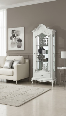 Vitrinas Gabinete de vidrio Muebles italianos Vitrina Sala de estar Aparador Armarios