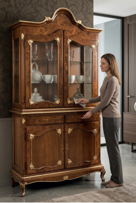 Vitrina de cristal armario armarios repisa madera vitrina diseño moderno sala de estar nuevo