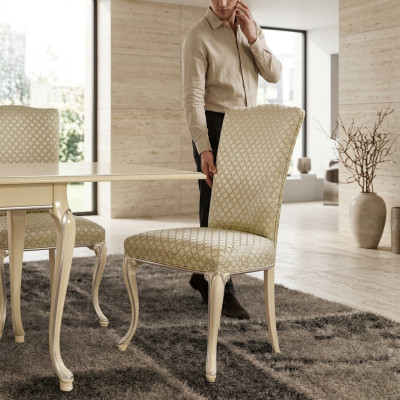 Sillas clásicas Silla Diseñador Silla de madera Silla de comedor Lujo Sillón Muebles