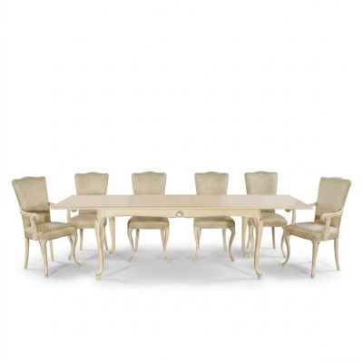 Mesa de comedor Mesa de madera xxl Muebles italianos Mesas de comedor Mesas de comedor 280cm grande