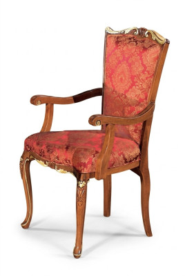 Sillas de respaldo Sillas clásicas Comedor Muebles italianos de madera Silla de lujo Nueva