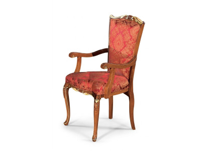 Sillas de respaldo Sillas clásicas Comedor Muebles italianos de madera Silla de lujo Nueva