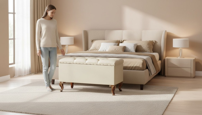 Taburete Diseño Madera Muebles Italianos de Lujo Taburete de salón Estilos Elisa Nuevo