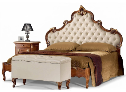 Muebles de cama Cama doble Chesterfield Muebles de dormitorio Camas Muebles Italia Nuevo