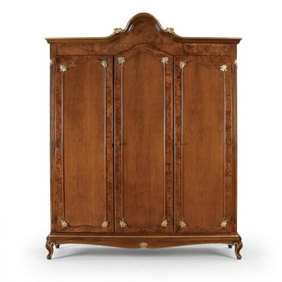 Armario de madera Robusto Armario Guardarropa de dormitorio macizo Madera de muebles de dormitorio de madera real Nuevo