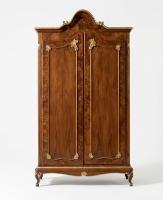 Armario de madera, armario, armario de madera maciza, muebles de dormitorio de madera real, nuevo.