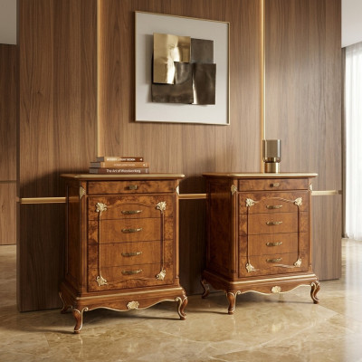 Diseño clásico Cómodas Cómoda Armario Armario alto Aparador Cajones Madera