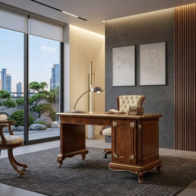 Escritorio Mesa italiana Escritorios Muebles de computadora Mesas Muebles Italia