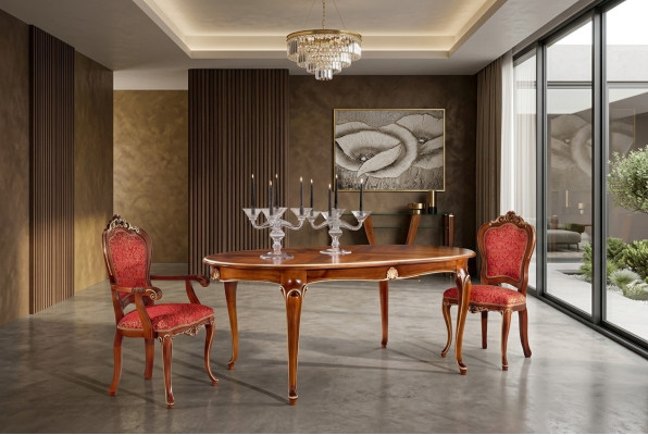 Juego de comedor, grupo de comedor, conjunto clásico de madera real de 3 piezas con 2 sillas.