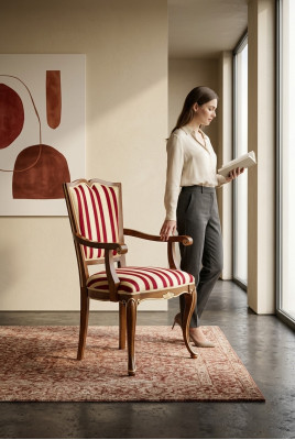Muebles de madera para comedor sillas diseño de lujo silla tapizada respaldo asiento muebles de oficina nuevos