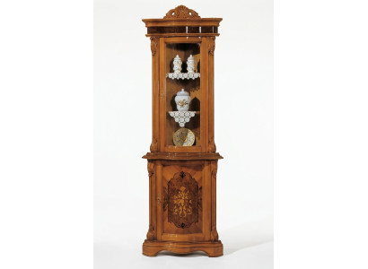 Vitrina Gabinete de cristal de madera maciza Vitrina Aparador Muebles italianos de salón
