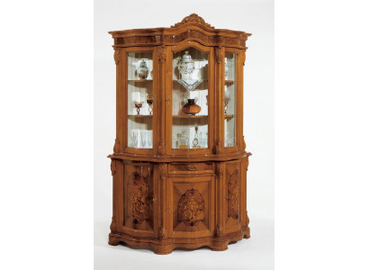 Vitrina de lujo italiana Muebles de vitrina Aparador Armario Diseño de vidrio Armarios