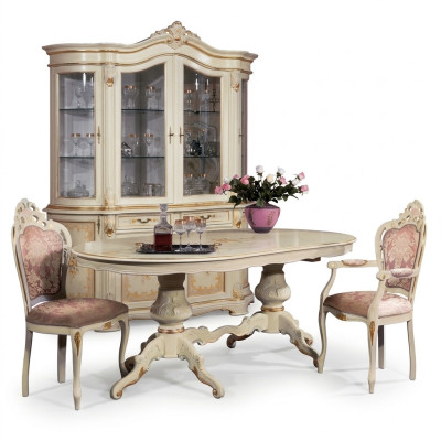 Juego de comedor, conjunto de mesa y sillas de madera maciza clásico, juego de 2 sillas, 3 piezas.