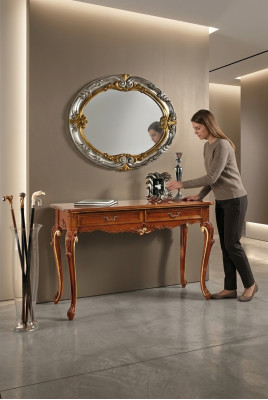Mesa de consola Espejo Aparador Set Nuevo Madera Estilo Muebles Italianos StileElisa