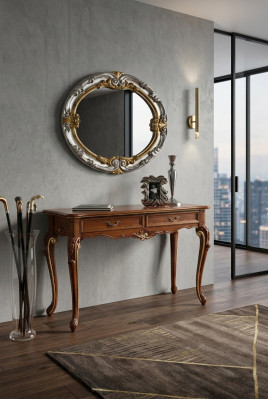 Mesa de consola Espejo Aparador Set Nuevo Madera Estilo Muebles Italianos StileElisa