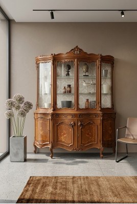 Vitrina de cristal Armario de vidrio Vitrina Muebles Aparador Armarios Vitrinas Nuevos