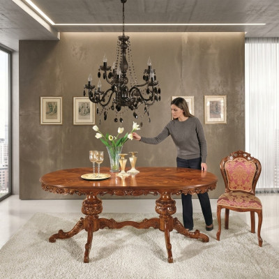 Muebles Grupo de decoración Mesa + 2 sillas Set de 3 piezas Conjunto de mesa de comedor Comedor.