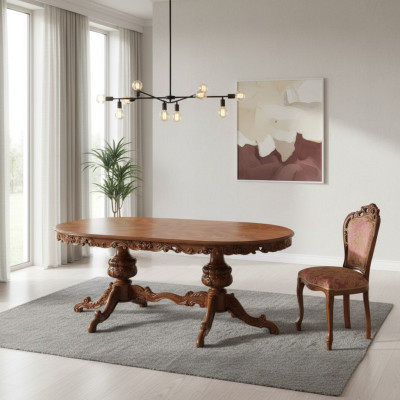 Muebles Grupo de decoración Mesa + 2 sillas Set de 3 piezas Conjunto de mesa de comedor Comedor.
