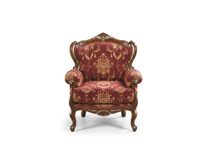 Muebles Sillas Diseño Art déco Butaca Textil Sala de estar Salón Diseño de lujo Nuevo