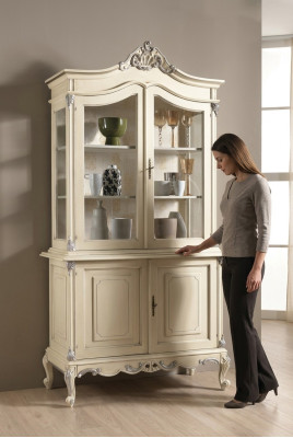 Vitrina Muebles de lujo italianos Aparadores Armario Diseño de vidrio Armarios