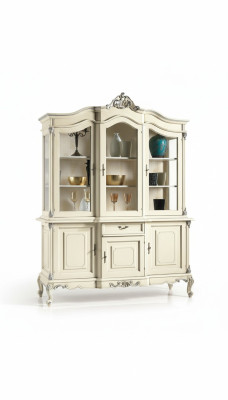 vitrina blanca muebles de lujo italianos vitrinas aparador armario armarios de cristal
