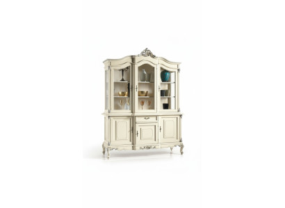 vitrina blanca muebles de lujo italianos vitrinas aparador armario armarios de cristal