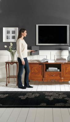 Mueble de TV, armario bajo, mesa de salón de madera + mesa de centro nuevos.
