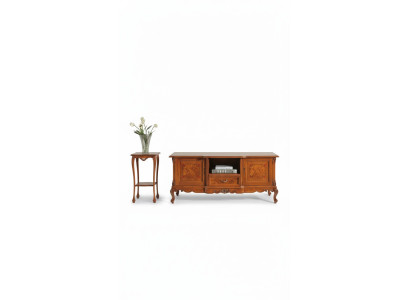 Mueble de TV, armario bajo, mesa de salón de madera + mesa de centro nuevos.