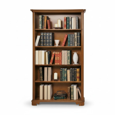 Librería Muebles italianos Estante Madera Armarios Estanterías Vitrina Cómoda