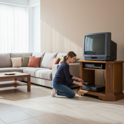 Mueble de televisión de lujo, aparador, cómoda, armario de salón, muebles, armarios, estante de madera.