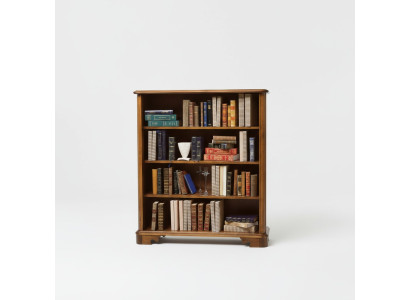 Vitrina de salón armario estante de libros aparador muebles clásicos estantes madera.