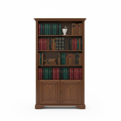 Vitrina de salón, armario, estante para libros, aparador, muebles clásicos, estantes, madera.