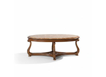 Mesa de centro ovalada de madera, mesas auxiliares para la sala de estar, muebles italianos, mesa.
