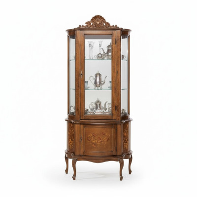 Vitrina Aparador Armarios Diseño Muebles italianos Armario Lujo Barroco Madera