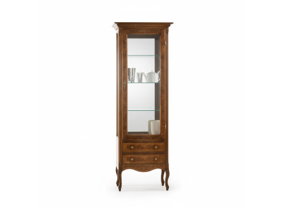 Mueble armario vitrina de vidrio madera vitrinas gabinete gabinetes estantes Italia
