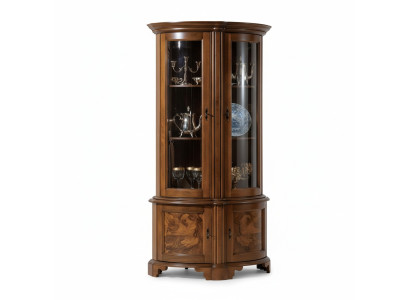 Mueble armario de vidrio vitrina madera vitrinas cristal armario armarios estantes Italia
