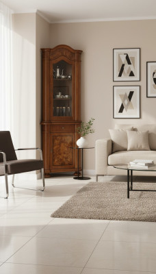 Muebles de sala de estar vitrina de vidrio armario de madera vitrinas armario de vidrio armarios estantes.