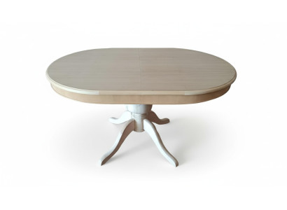 Mesa redonda de comedor, mesas de comedor, mesa redonda de salón 135 x 91 cm, muebles de madera.