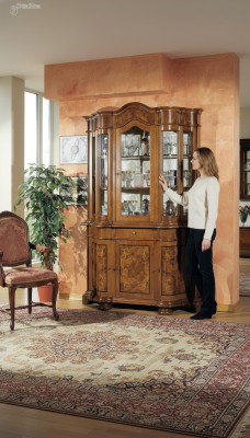 Mueble armario de cristal vitrina madera vitrinas cristal armario armarios estantes