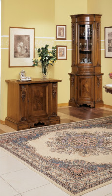 Vitrina esquinera gabinete de esquina gabinete madera armarios muebles italianos vidrio nuevo