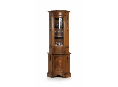 Vitrina esquinera gabinete de esquina gabinete madera armarios muebles italianos vidrio nuevo
